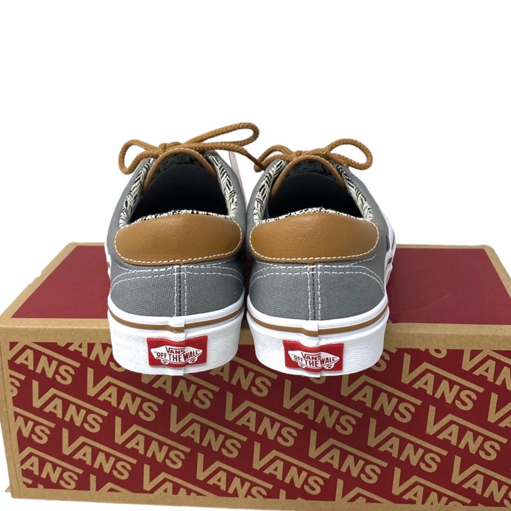 VANS Era 59 Low Top Shoes Men's Casual Sneakers Canvas Gray Chevron VN0A34589MC - Picture 7 of 10
